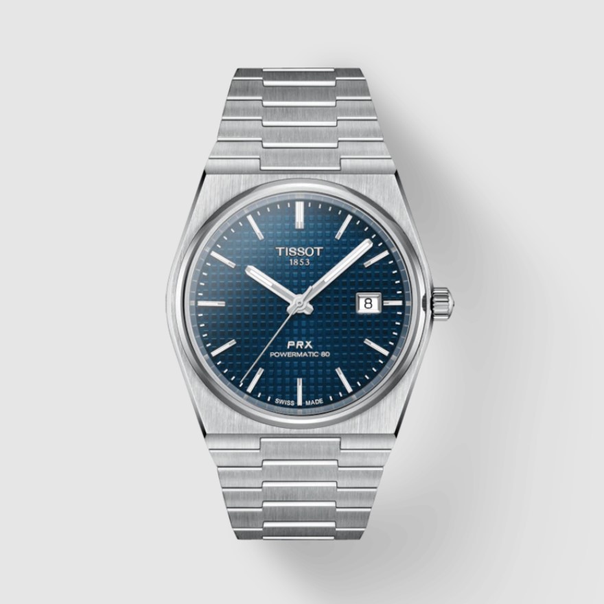 TISSOT PRX BLUE POWERMATIC 80 STAINLESS STEEL T137.407.11.041.00