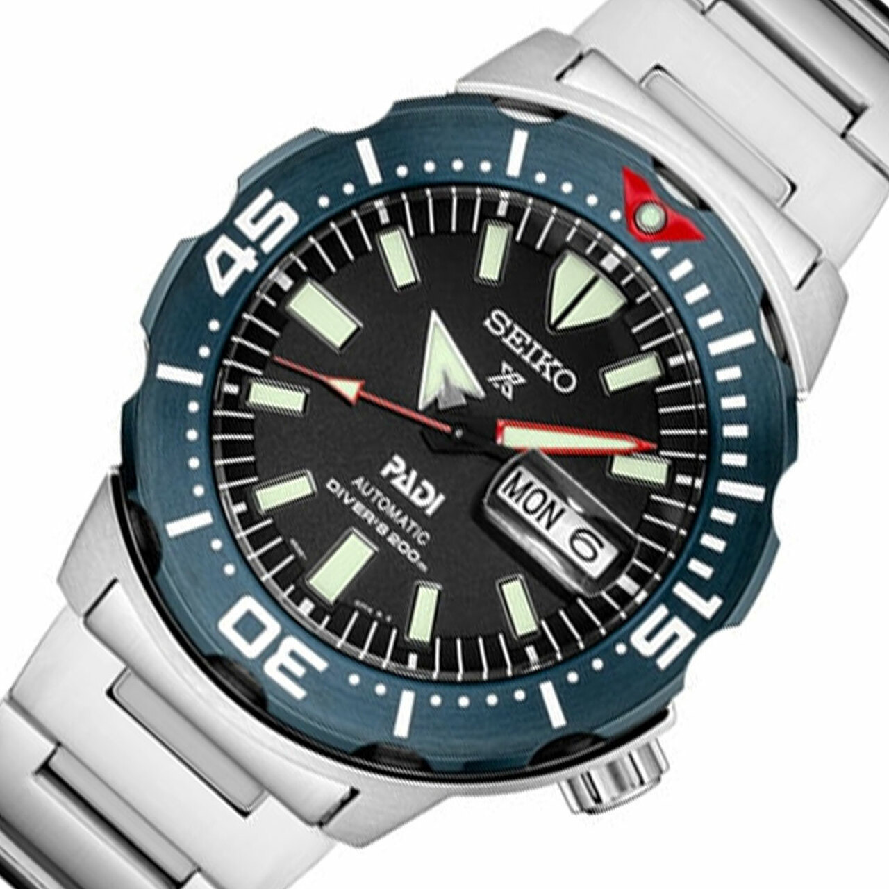 Seiko Diving Mens SRPE27J1 Padi Monster Watch