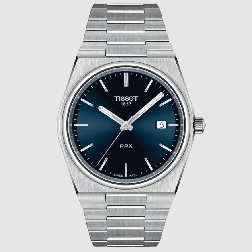 TISSOT PRX BLUE STAINLESS STEEL T137.410.11.041.00 QUARTZ MEN S