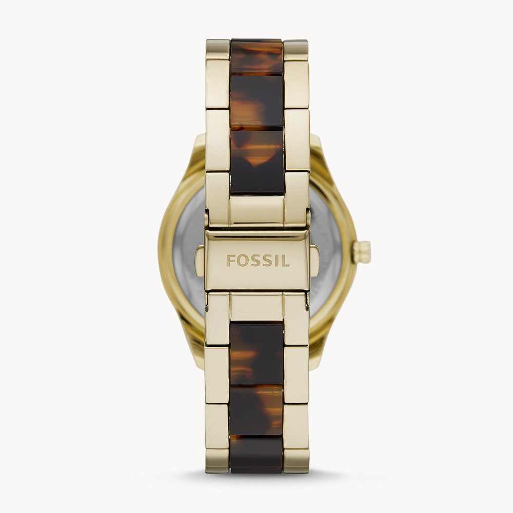 Fossil Two-Tone Quartz Stainless Steel ES4756 Women's Watch