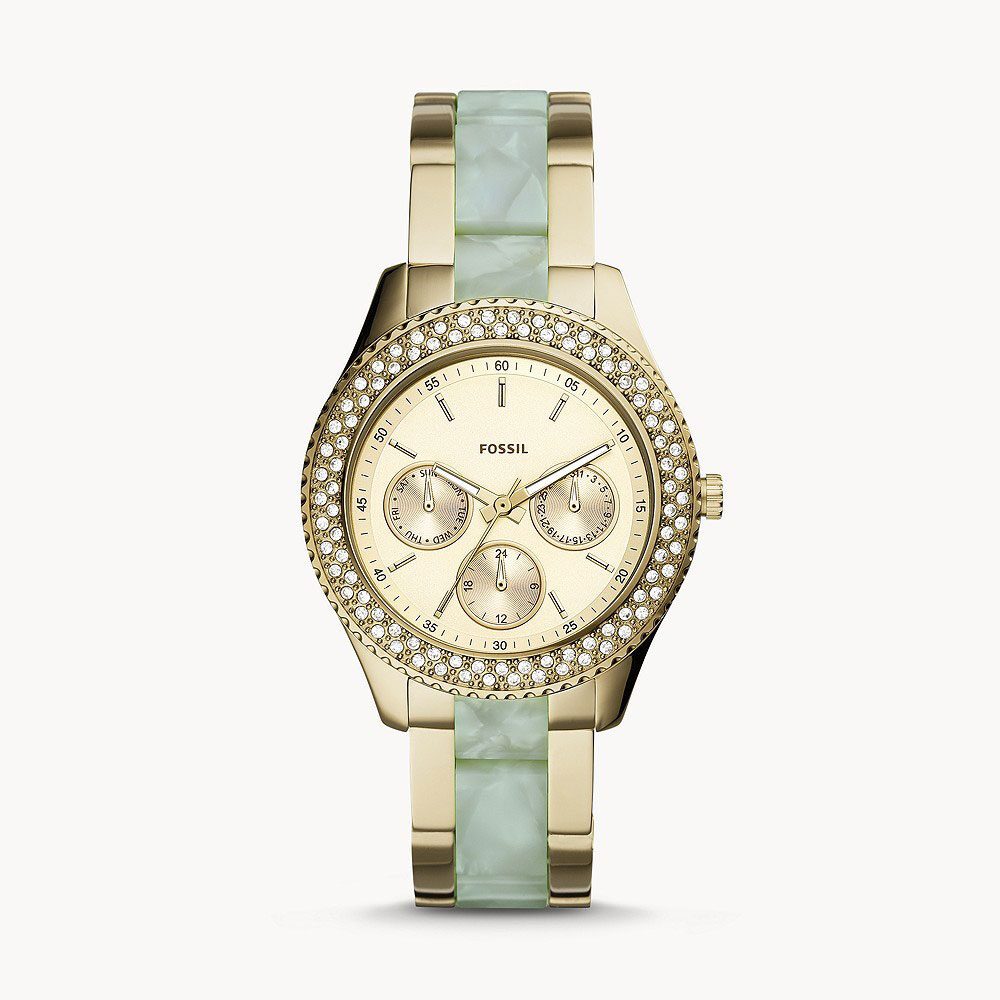 Fossil Two-Tone Quartz Stainless Steel ES4757 Women's Watch