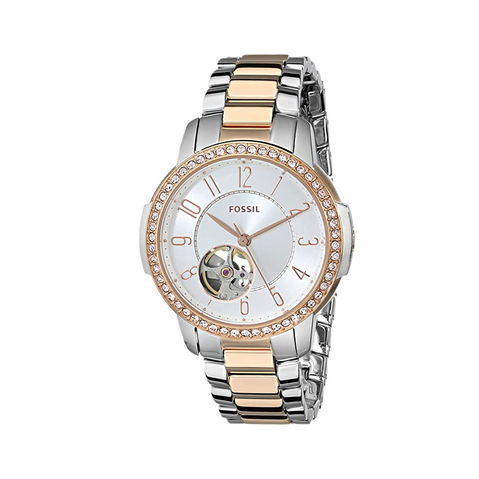 Fossil Two-Tone Architect Automatic Stainless Steel ME3058 Women's Watch