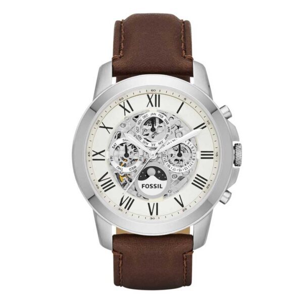 Fossil ME3027 Grant Automatic Multifunction Leather Men’s Watch