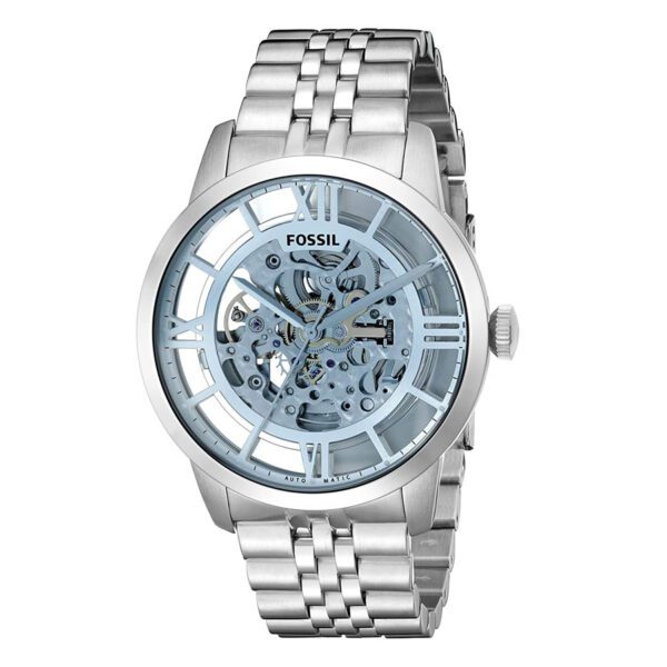 Fossil ME3073 Townsman Automatic Skeleton Stainless Steel Men’s Watch