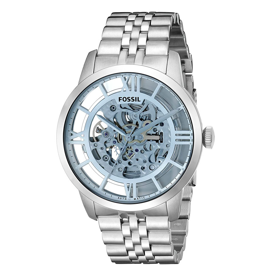 Fossil ME3073 Townsman Automatic Skeleton Stainless Steel Men’s Watch