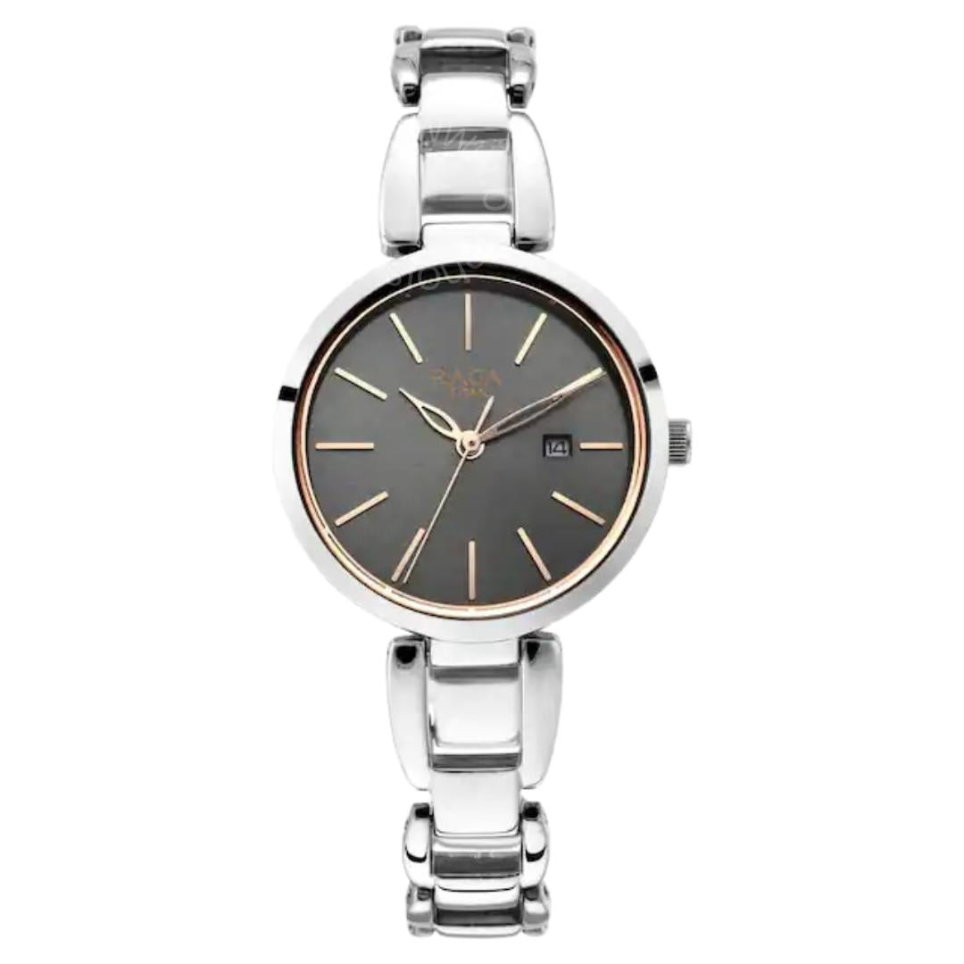 Titan Raga 2642SM01 Stainless Steel Ladies Quartz Watch