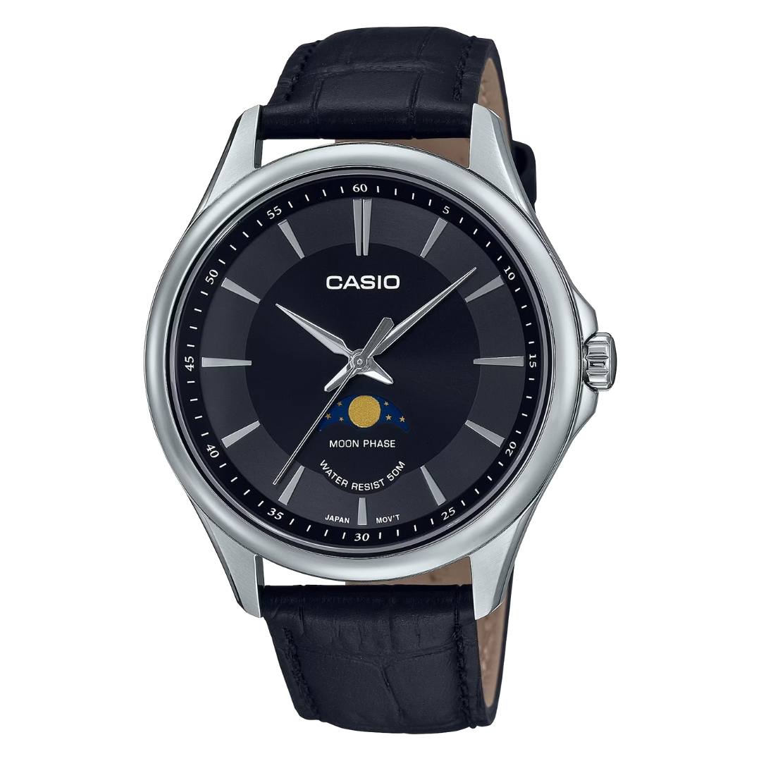 Casio Enticer MTP-M100L-1AVDF Leather Quartz Men’s Watch