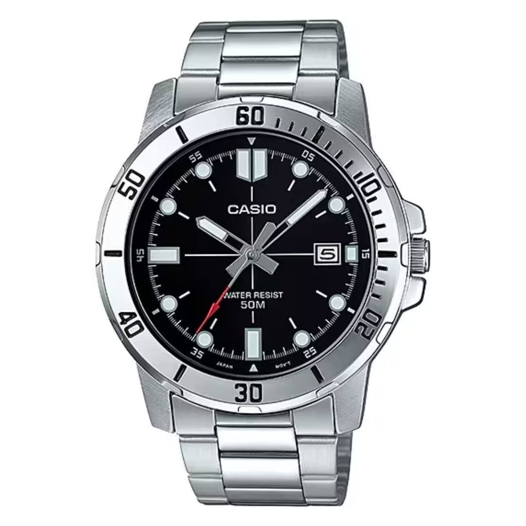 Casio Enticer MTP-VD01D-1EVUDF Stainless Steel Quartz Men’s Watch