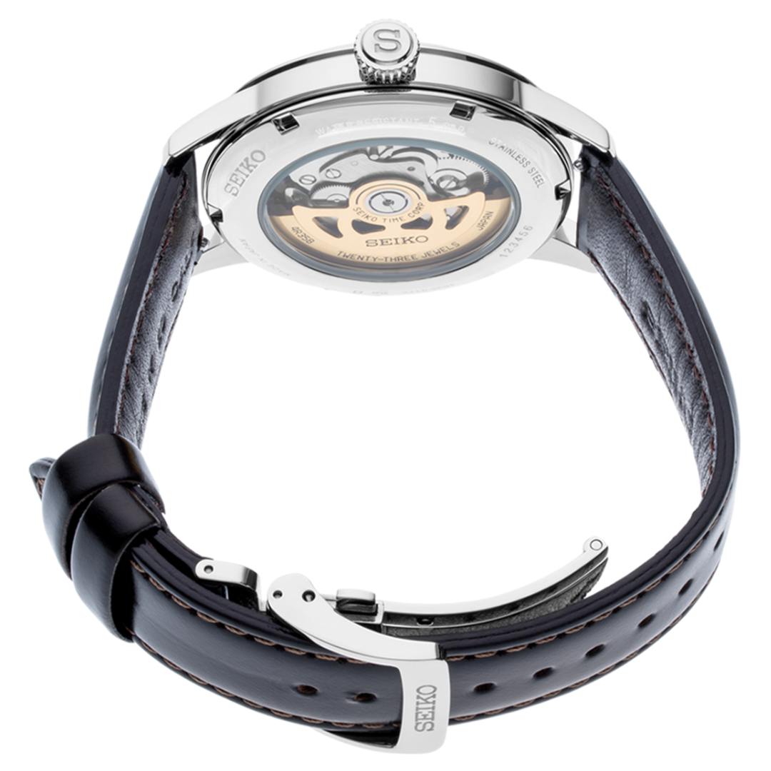 Seiko SRPD37 Presage Cocktail Time Leather Belt Men's Watch