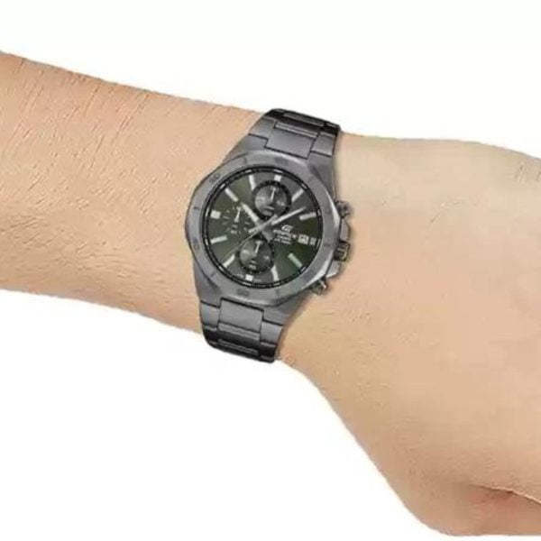 Casio Edifice EFV-640DC-3AV Standard Chronograph Green Dial Men’s Watch