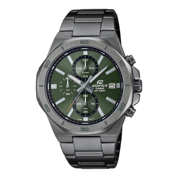 Casio Edifice EFV-640DC-3AV Standard Chronograph Green Dial Men’s Watch