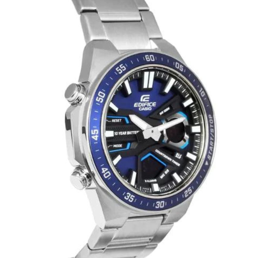 Casio Edifice EFV-C110D-2AVDF Analog-Digital Blue Dial Men’s Watch