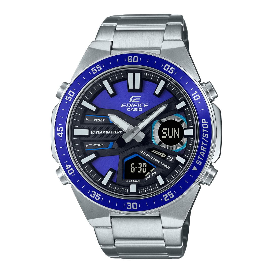 Casio Edifice EFV-C110D-2AVDF Analog-Digital Blue Dial Men’s Watch